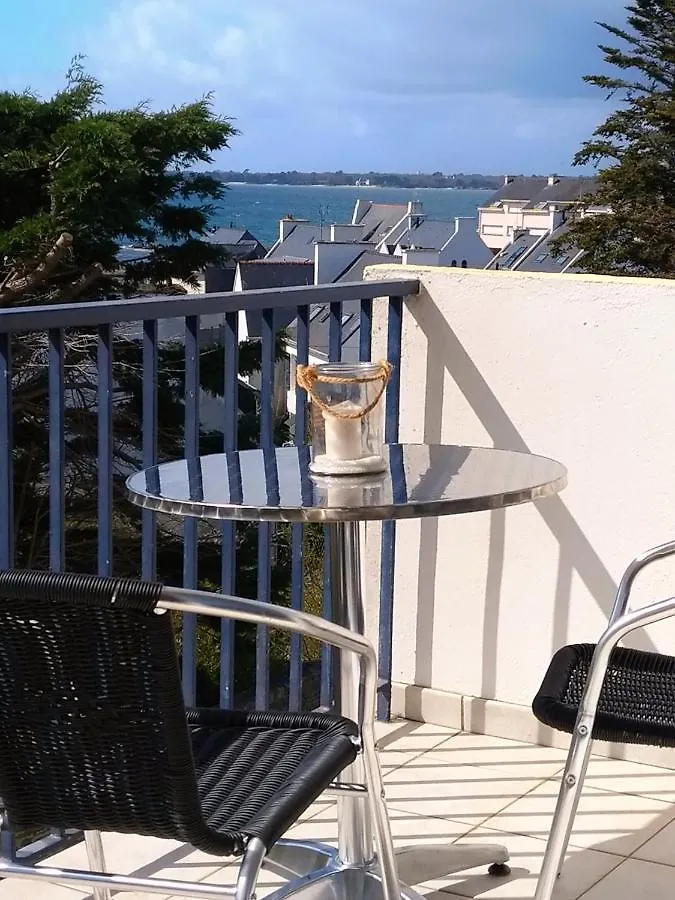 Apartmán L'Ocean A 100M Via Une Venelle Privee, La Ville Close A 500M, L'Archipel Des Glenan A L'Horizon Concarneau Francie