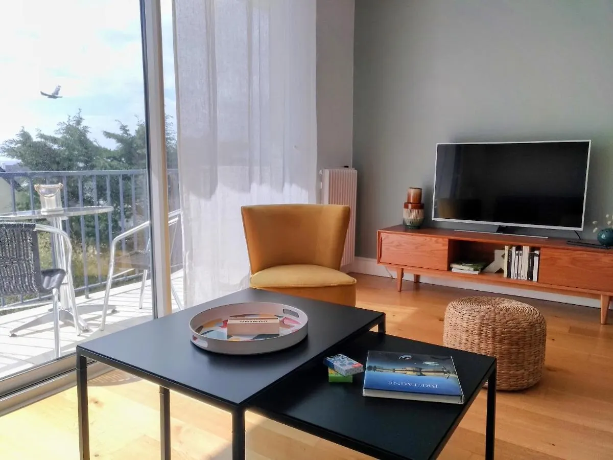 L'Ocean A 100M Via Une Venelle Privee, La Ville Close A 500M, L'Archipel Des Glenan A L'Horizon Concarneau Apartmán